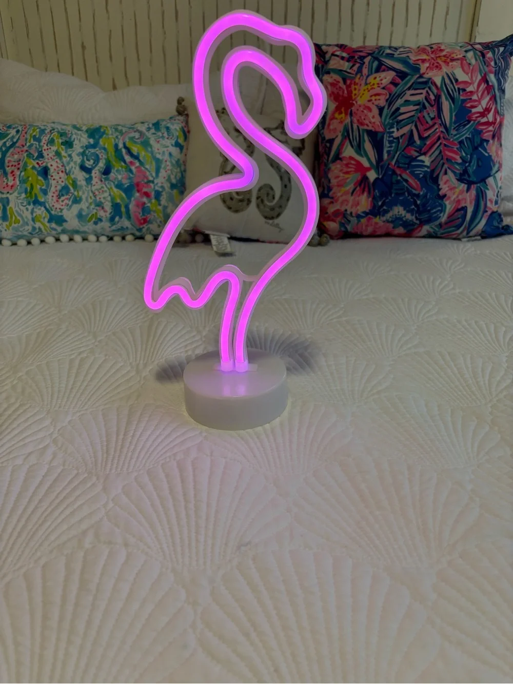 LED Table Lamp Pink Neon Flamingo